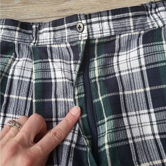 Talbots plaid lightweight shorts Vintage - Picture 5 of 10